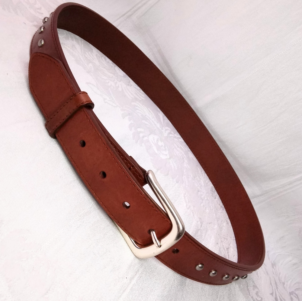 NwoT 36" Amanda Smith Studded Leather Belt